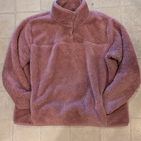 Eddie Bauer Sweaters - Cozy Pink Fleece Pullover